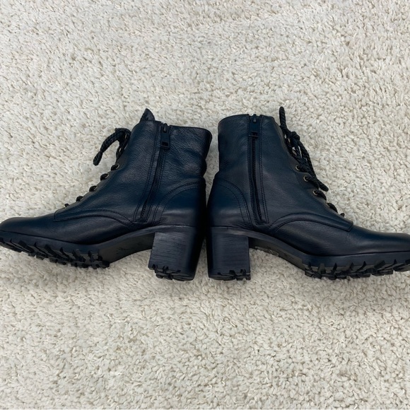 Joie Soft Pebbled Leather Ankle Boots Size 37.5/7 - Picture 5 of 9